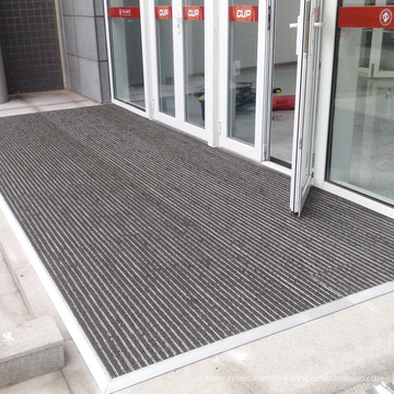 Embedded hotel anti-skid dust removal mat system